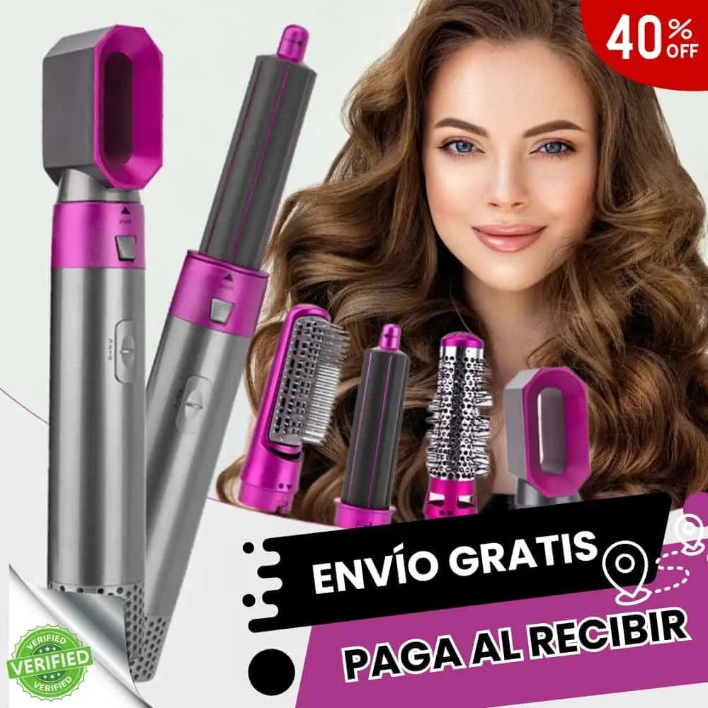 Cepillo Secador Multiestilo 5 en 1