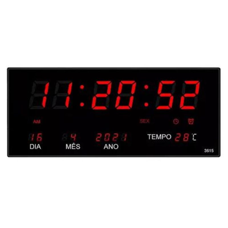 Reloj de Pared Digital LED GRANDE